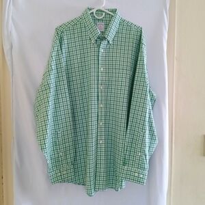 Brooks Brothers Checkered Casual/Dress Shirt XL